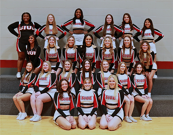 SIUE Cheer Squad group photo